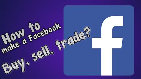 No Promotions or Spam. . Buy sell trade facebook